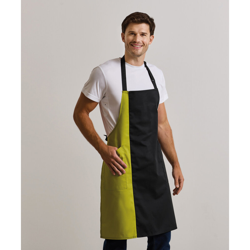 Contrast bib apron Thumbnail