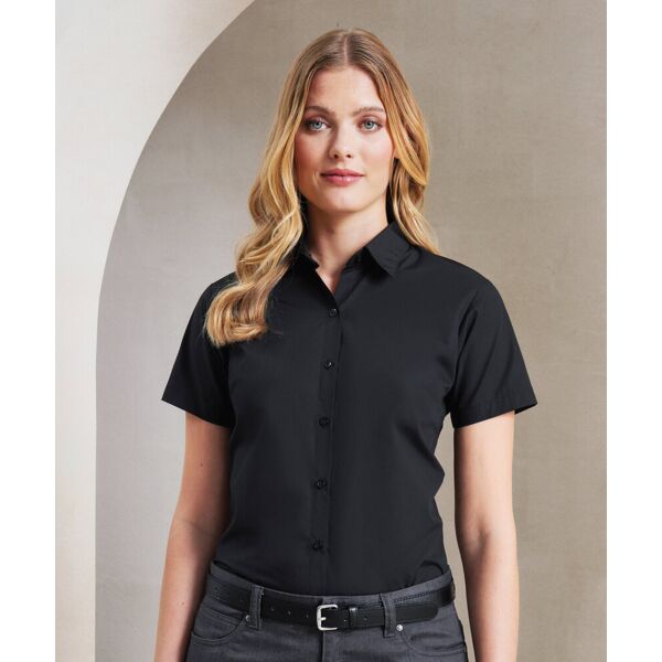 Women's supreme poplin short sleeve shirt Thumbnail