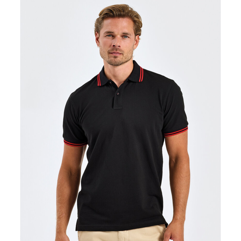 Classic fit tipped polo Thumbnail
