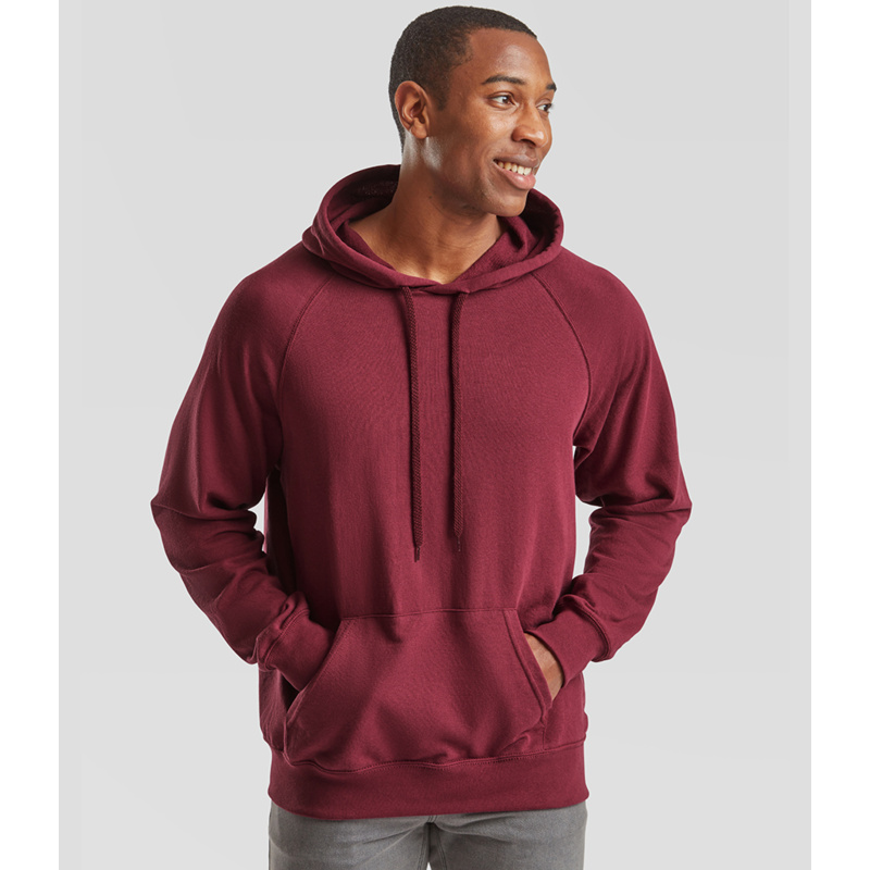 Fruit of the Loom Lightweight Hooded Sweatshirt Thumbnail