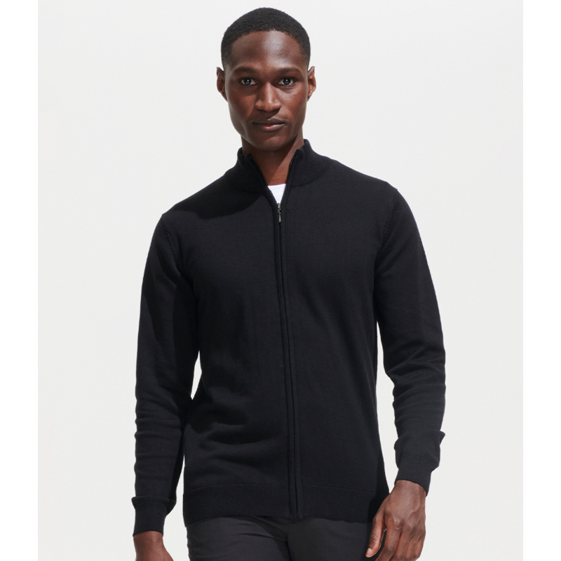 SOL'S Gordon Full Zip Cotton Acrylic Cardigan Thumbnail