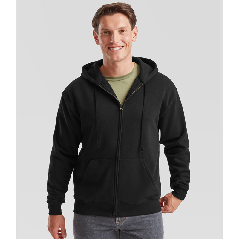 Fruit of the Loom Premium Zip Hooded Sweatshirt Thumbnail