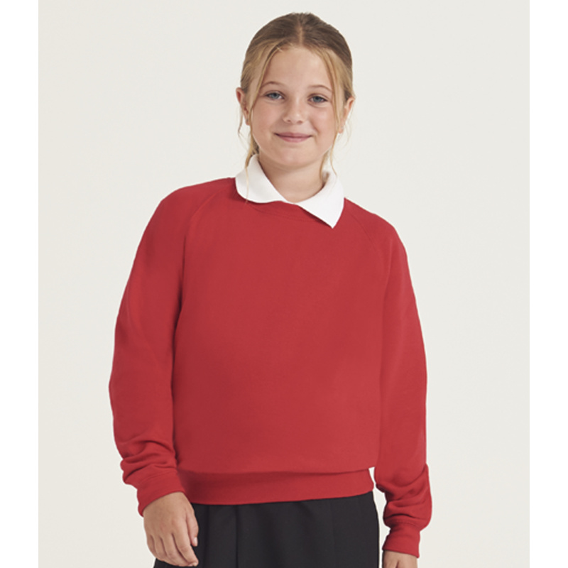 AWDis Academy Kids Raglan Sweatshirt Thumbnail