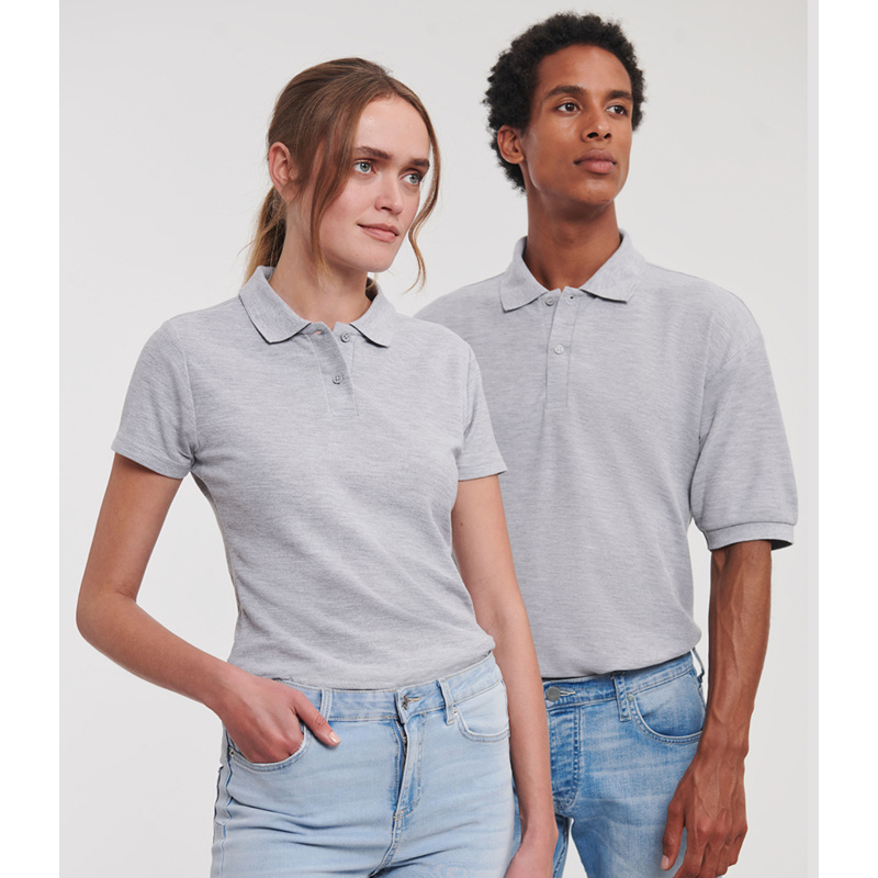 Russell Athletic Poly/Cotton Piqué Polo Shirt Thumbnail