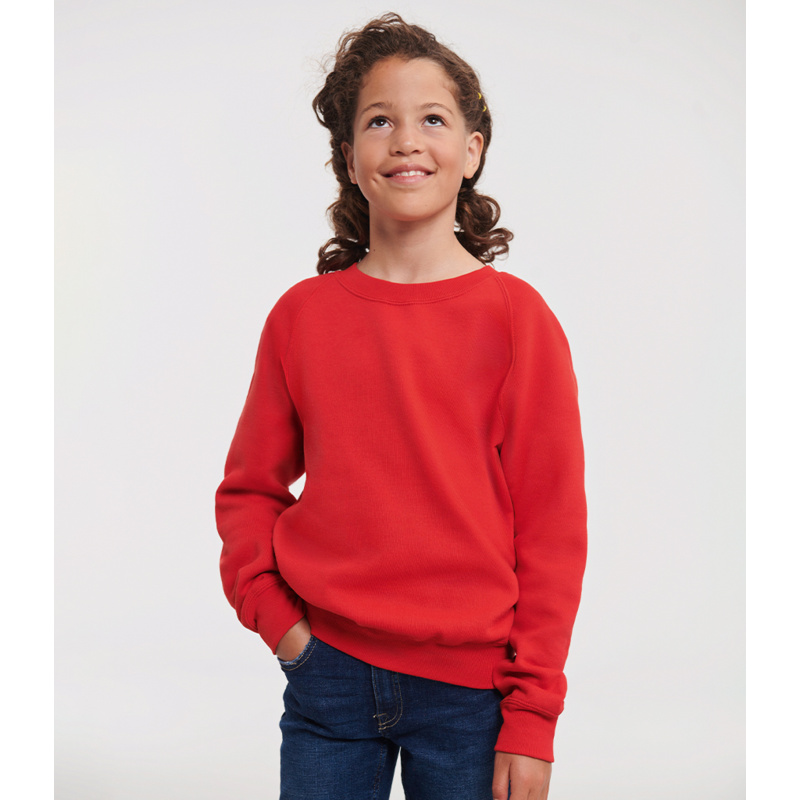 Russell Athletic Kids Raglan Sweatshirt Thumbnail