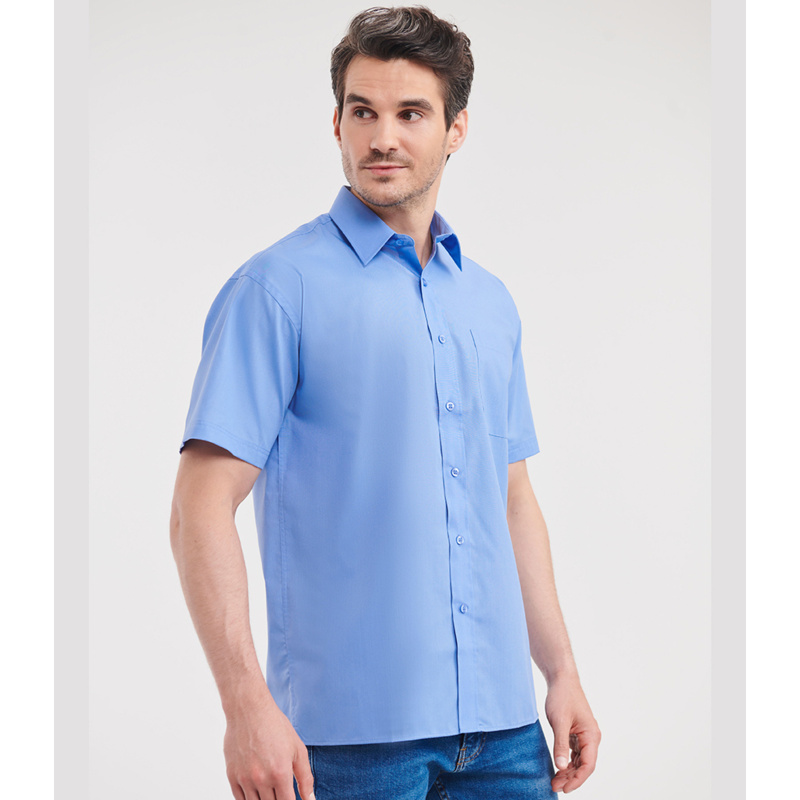 Russell Athletic Collection Short Sleeve Easy Care Poplin Shirt Thumbnail