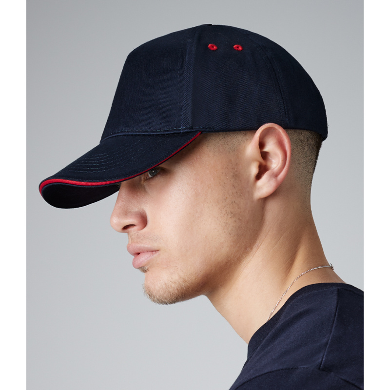Beechfield Ultimate 5 Panel Cap with Sandwich Peak Thumbnail