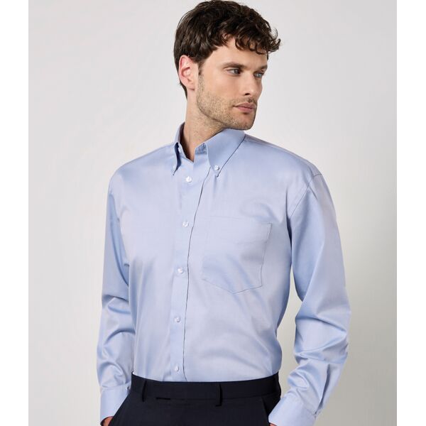 Kustom Kit Premium Long Sleeve Classic Fit Oxford Shirt Thumbnail