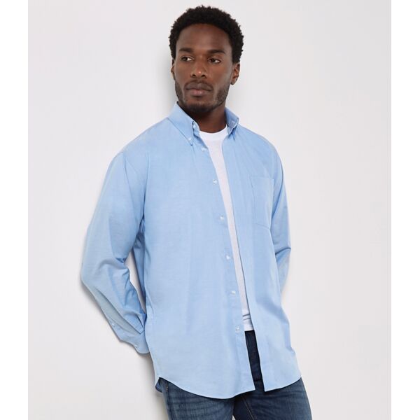 Kustom Kit Long Sleeve Classic Fit Workwear Oxford Shirt Thumbnail