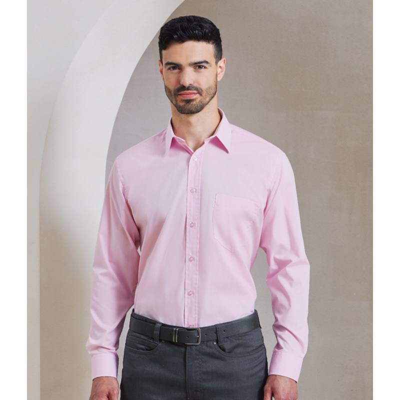 Premier Long Sleeve Poplin Shirt Thumbnail
