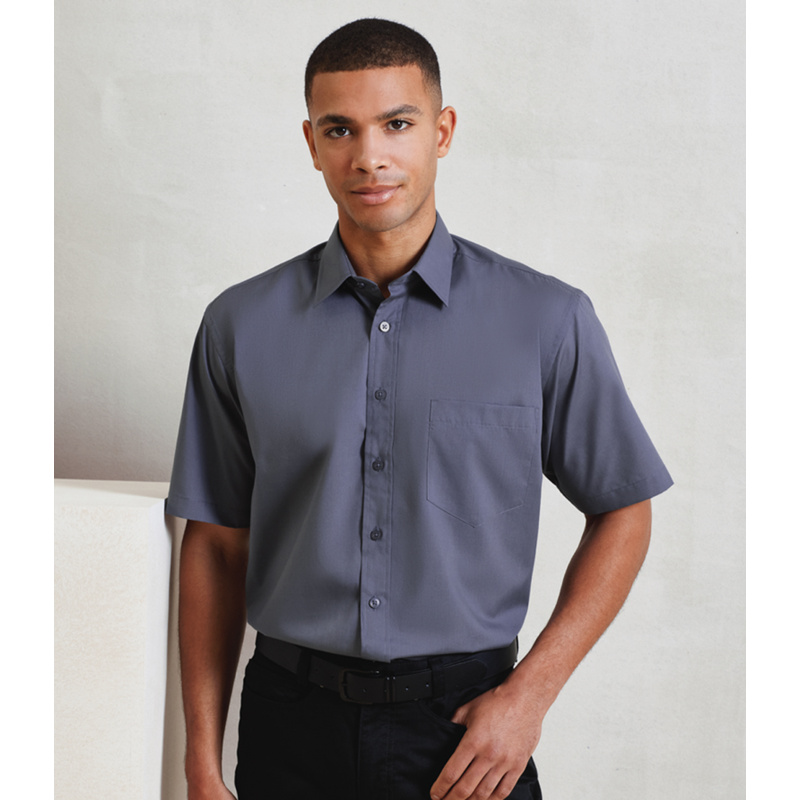 Premier Short Sleeve Poplin Shirt Thumbnail