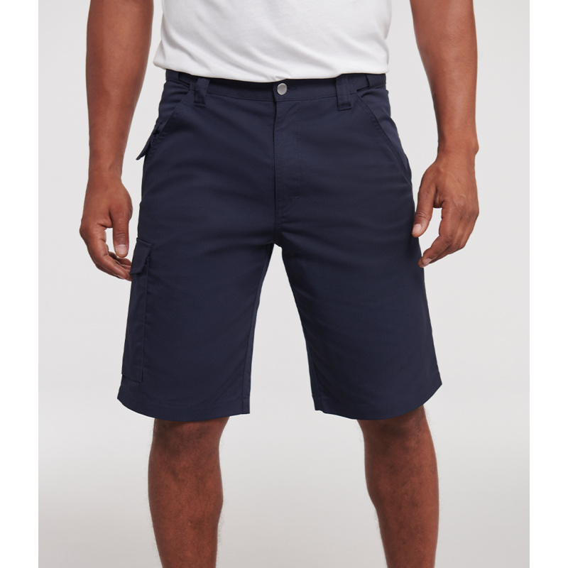 Russell Athletic Workwear Poly/Cotton Shorts Thumbnail