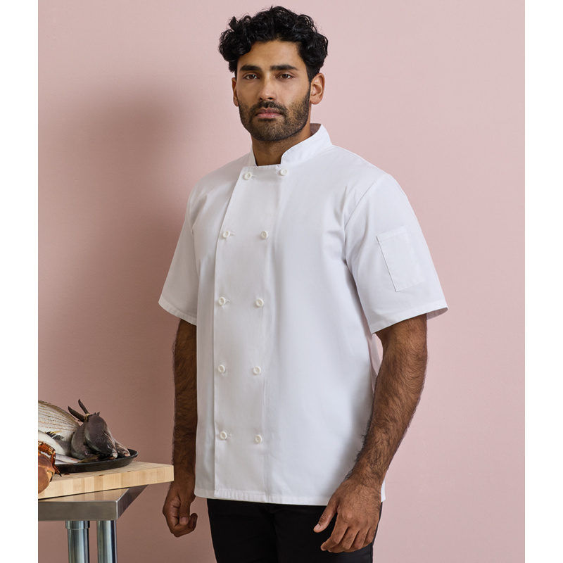 Premier Short Sleeve Chef's Jacket Thumbnail