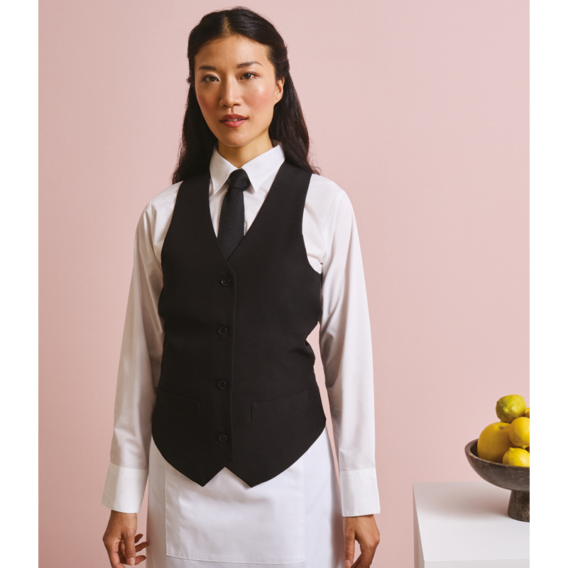 Premier Ladies Lined Waistcoat Thumbnail