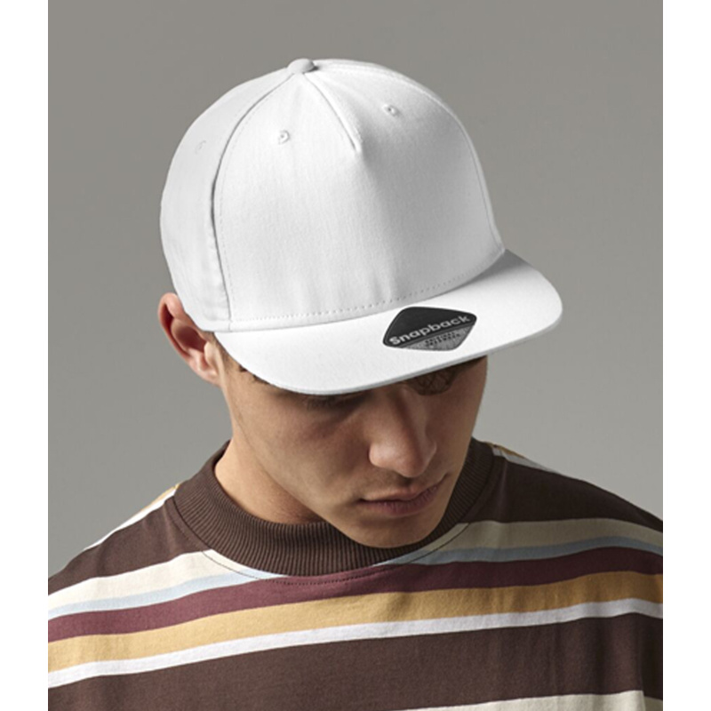 Beechfield 5 Panel Snapback Rapper Cap Thumbnail