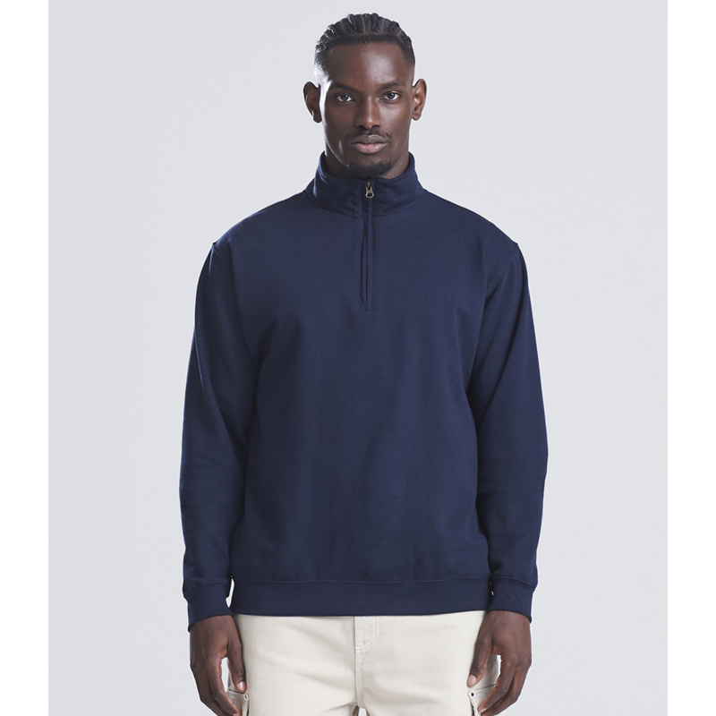 AWDis Sophomore Zip Neck Sweatshirt Thumbnail