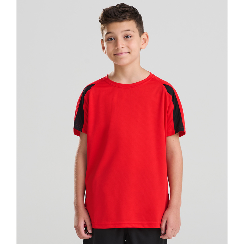 AWDis Kids Cool Contrast T-Shirt Thumbnail