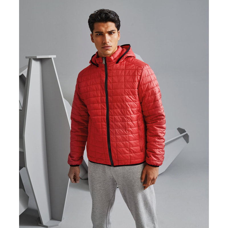 Honeycomb hooded jacket Thumbnail