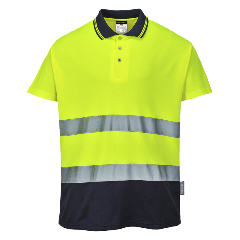 Two-tone cotton Comfort polo (S174) Thumbnail