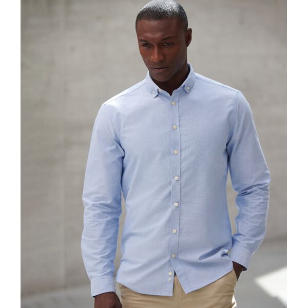 Henbury Modern Long Sleeve Regular Fit Oxford Shirt Thumbnail