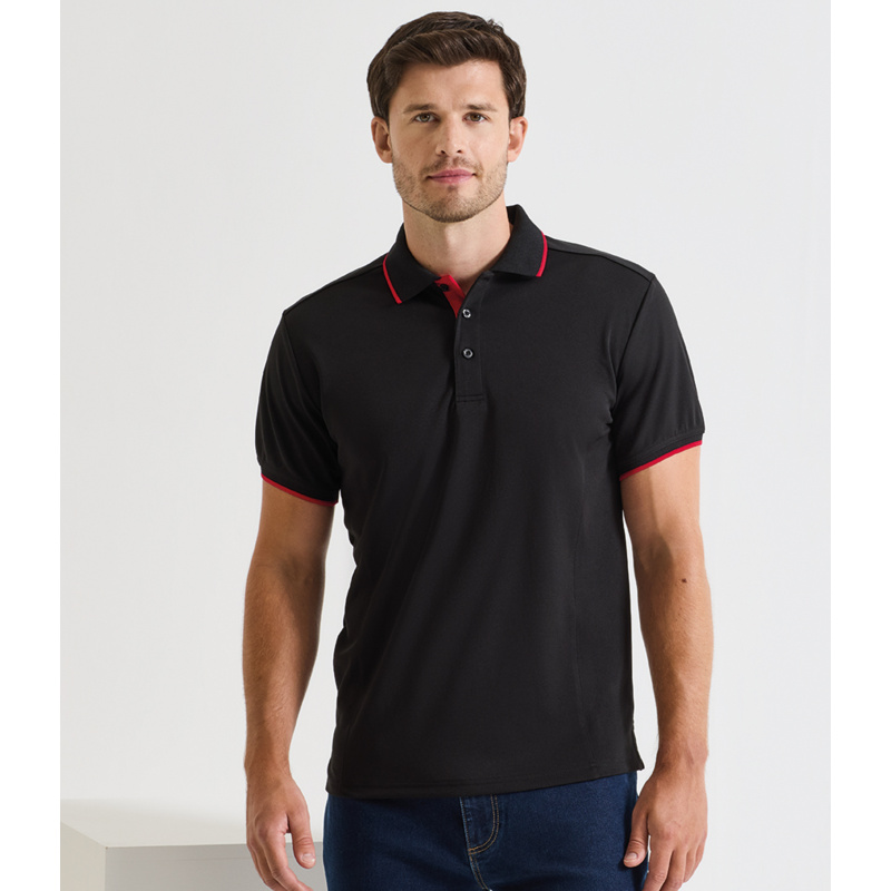 Premier Contrast Coolchecker® Piqué Polo Shirt Thumbnail