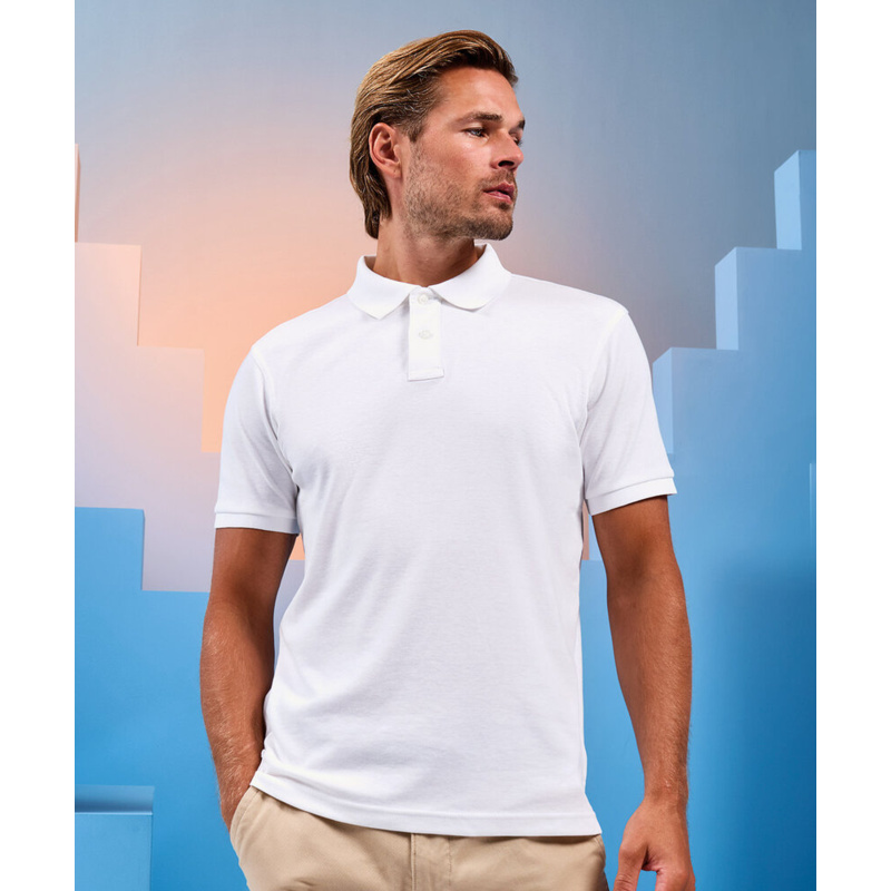 Men's super smooth knit polo Thumbnail