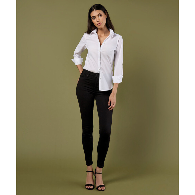 Women's poplin shirt long sleeve Thumbnail