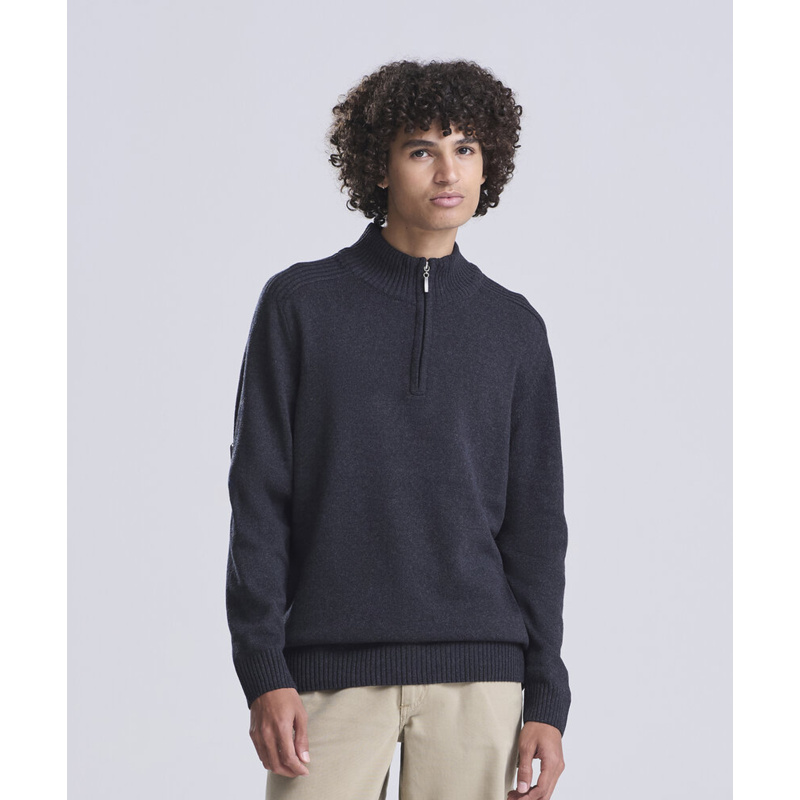 Wakhan ¼ regen zip knit sweater Thumbnail