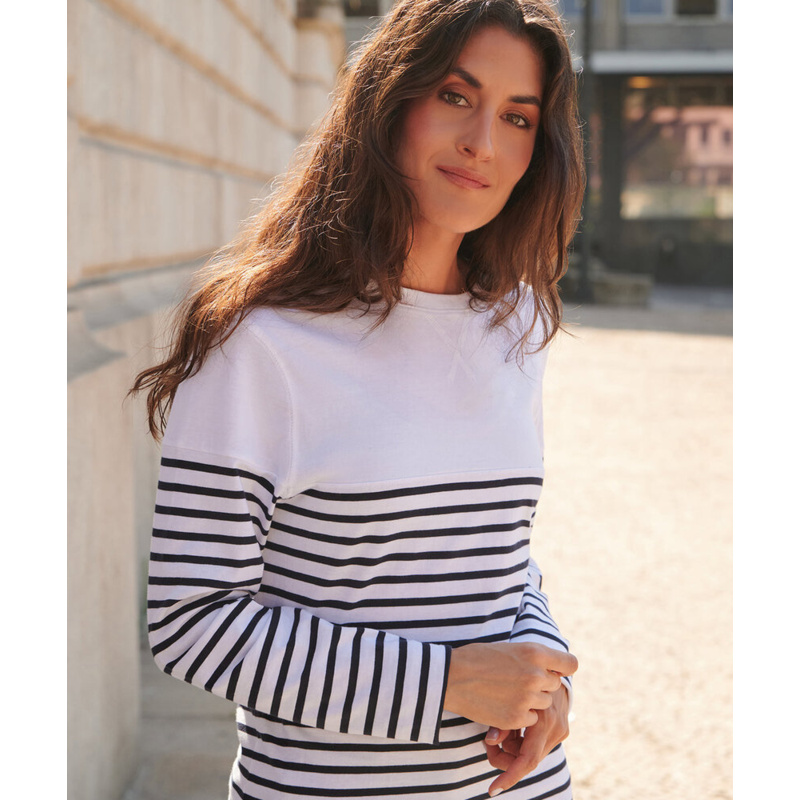 Long sleeve Breton striped T Thumbnail