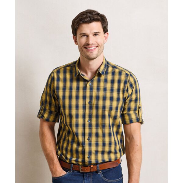 Mulligan check cotton long sleeve shirt Thumbnail