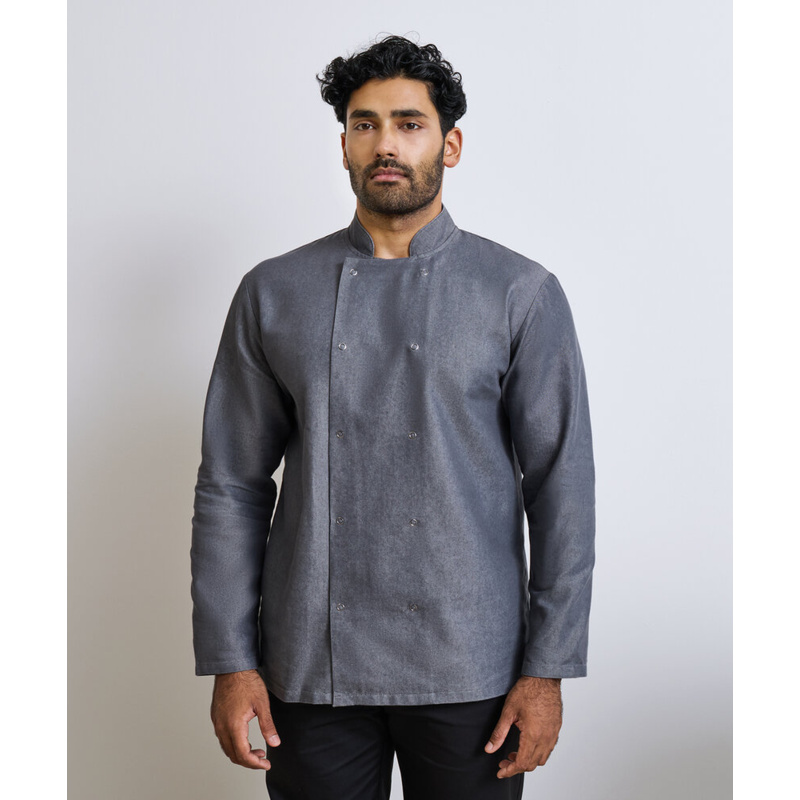 Denim chef's jacket Thumbnail