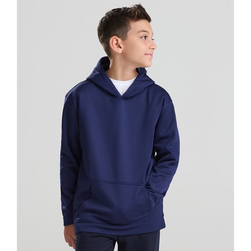 AWDis Kids Sports Polyester Hoodie Thumbnail