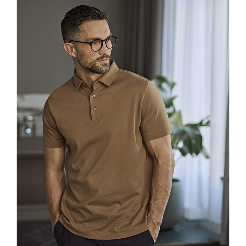 Tee Jays Pima Cotton Interlock Polo Shirt Thumbnail