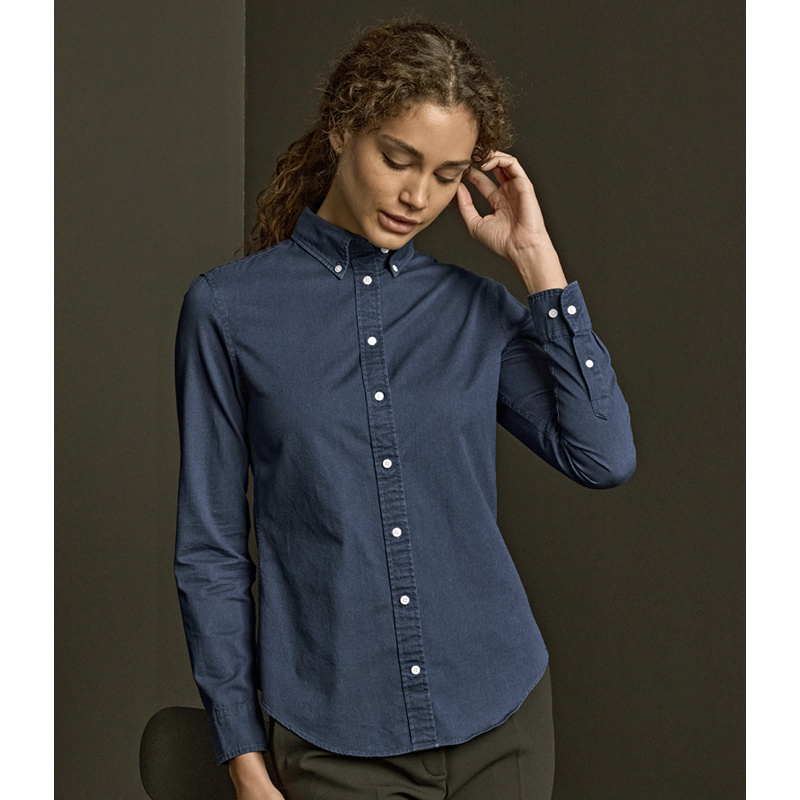 Tee Jays Ladies Long Sleeve Casual Twill Shirt Thumbnail