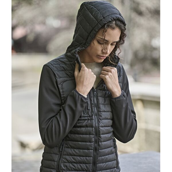 Tee Jays Ladies Crossover Hooded Jacket Thumbnail