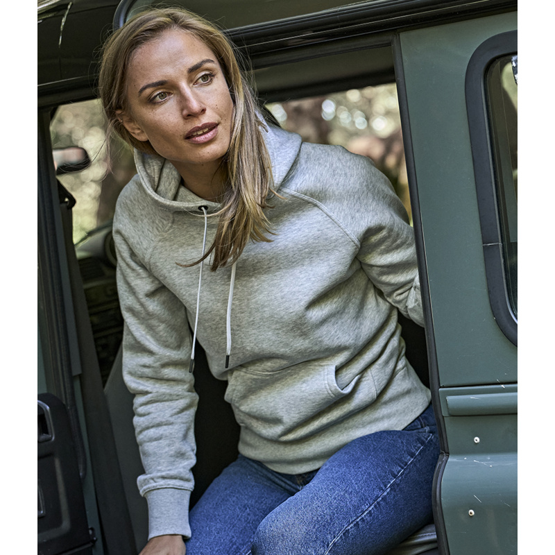 Tee Jays Ladies Raglan Hooded Sweatshirt Thumbnail