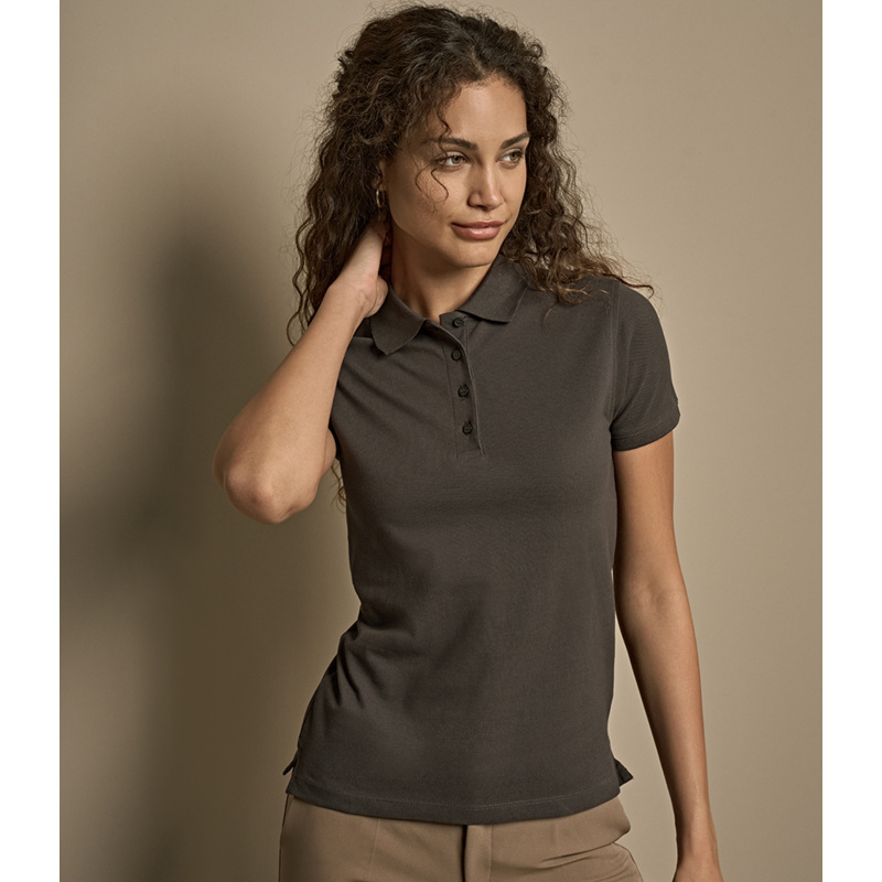 Tee Jays Ladies Heavy Cotton Piqué Polo Shirt Thumbnail