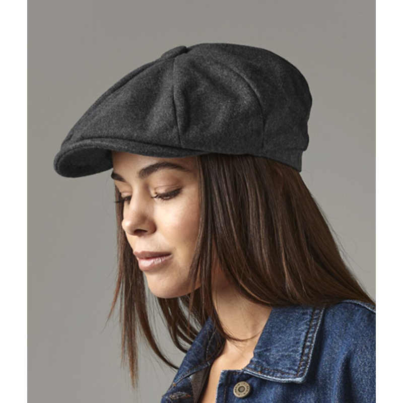 Beechfield Melton Wool Baker Boy Cap Thumbnail