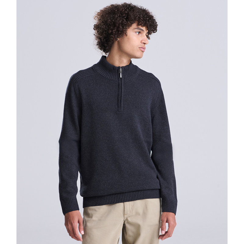 Ecologie Unisex Wakhan Zip Neck Sustainable Sweater Thumbnail