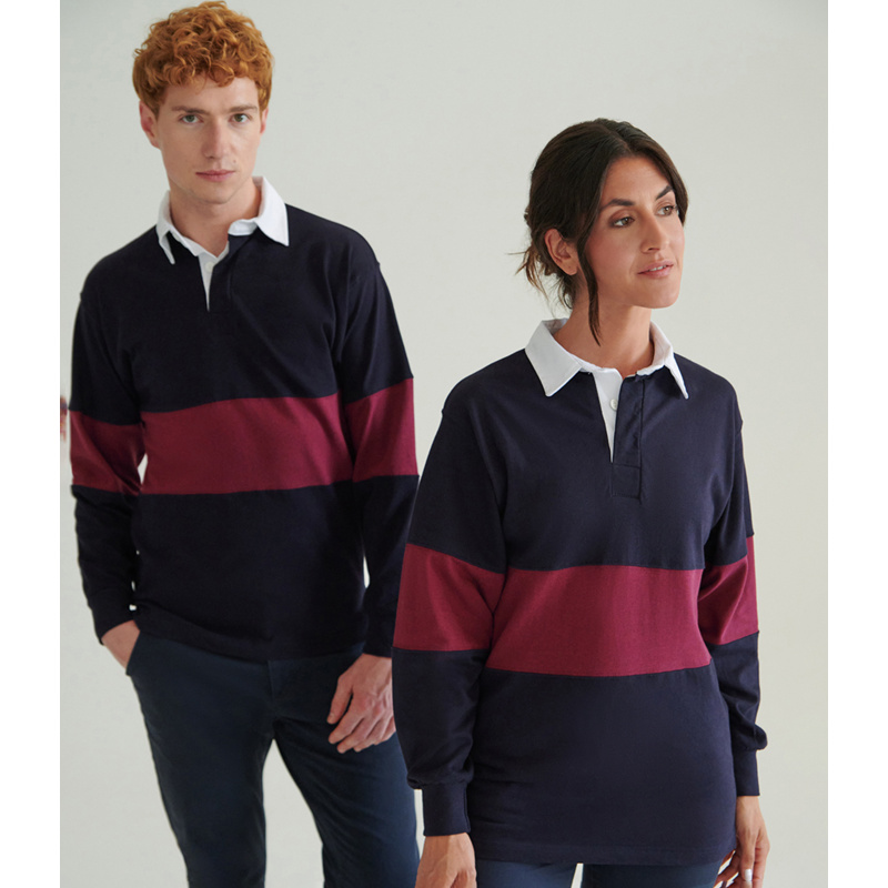 Front Row Panelled Rugby Shirt Thumbnail