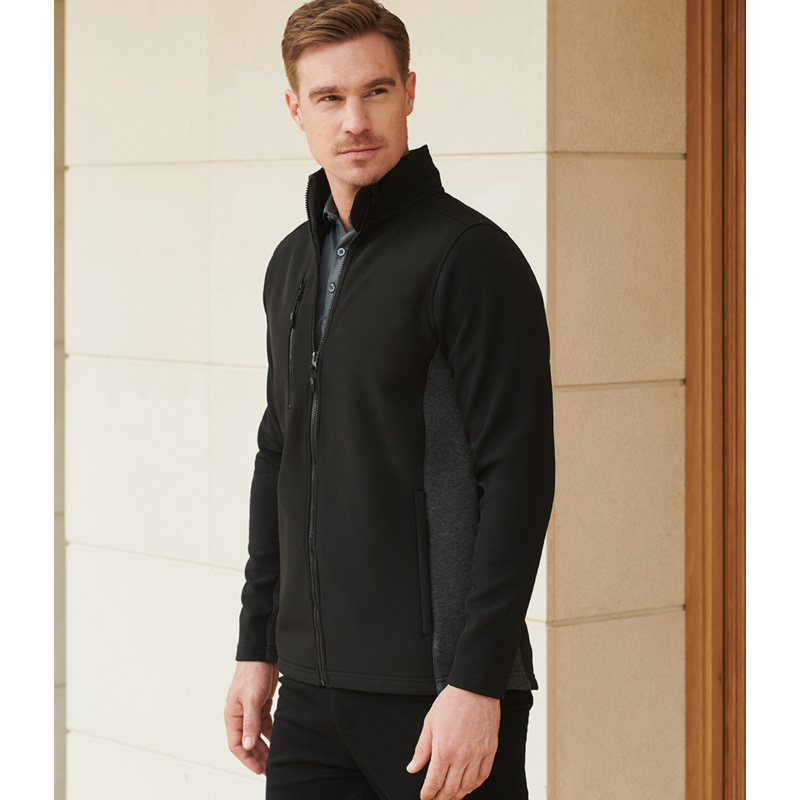 Henbury Unisex Contrast Soft Shell Jacket Thumbnail