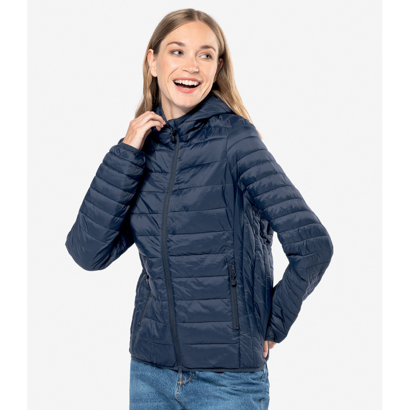 Kariban Ladies Lightweight Hooded Padded Jacket Thumbnail
