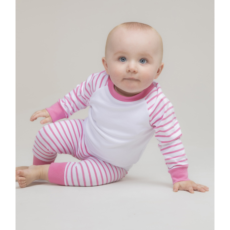 Larkwood Baby/Toddler Striped Pyjamas Thumbnail