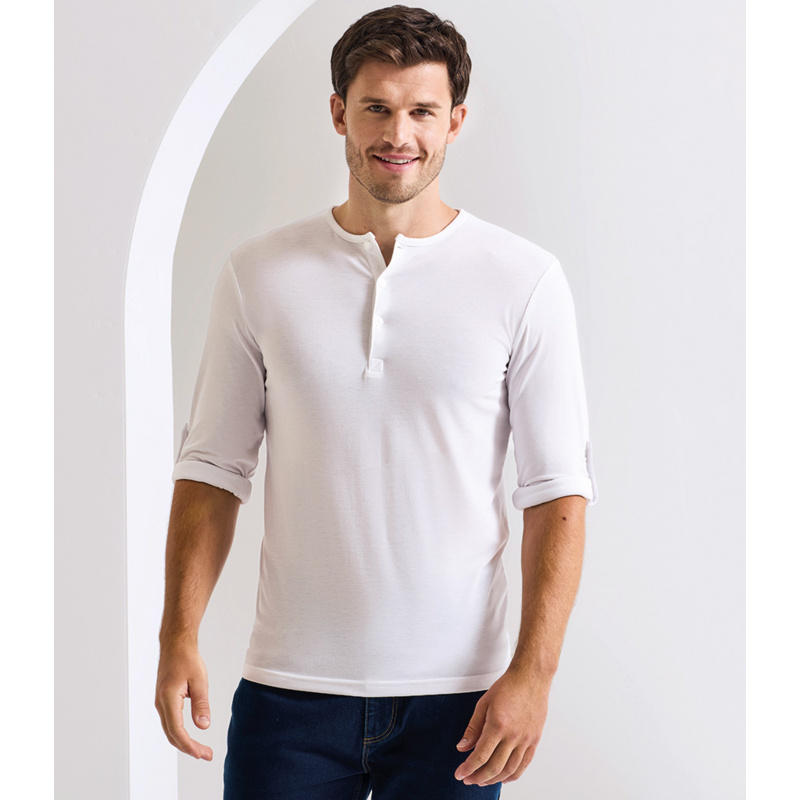 Premier Long John Roll Sleeve T-Shirt Thumbnail