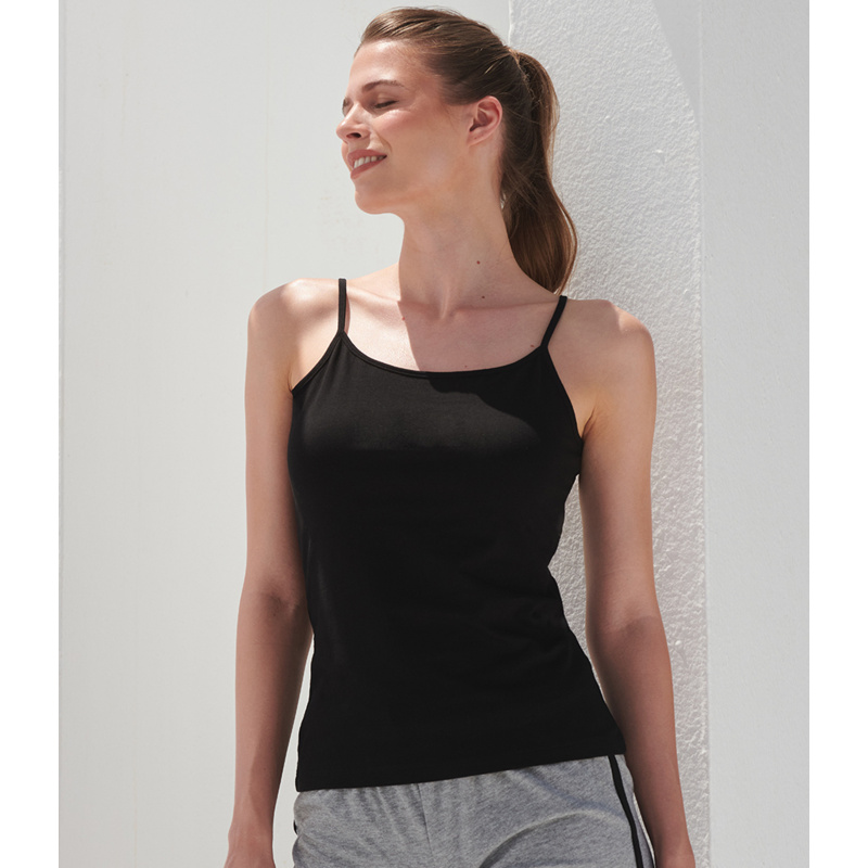 SF Clothing Ladies Feel Good Stretch Spaghetti Vest Thumbnail