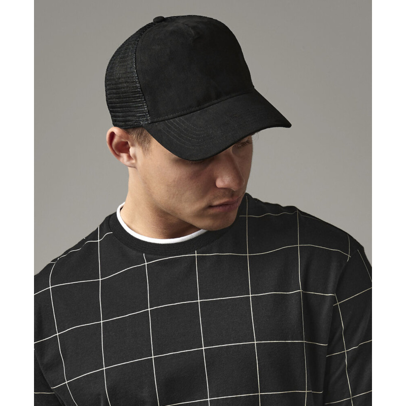 Suede snapback trucker Thumbnail