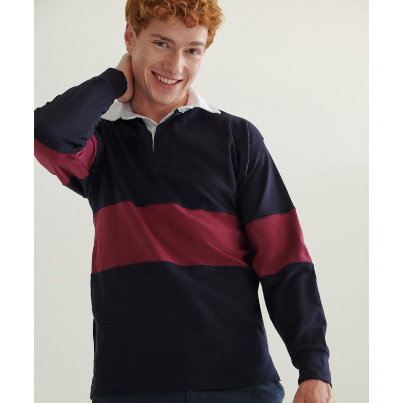 Panelled rugby shirt Thumbnail