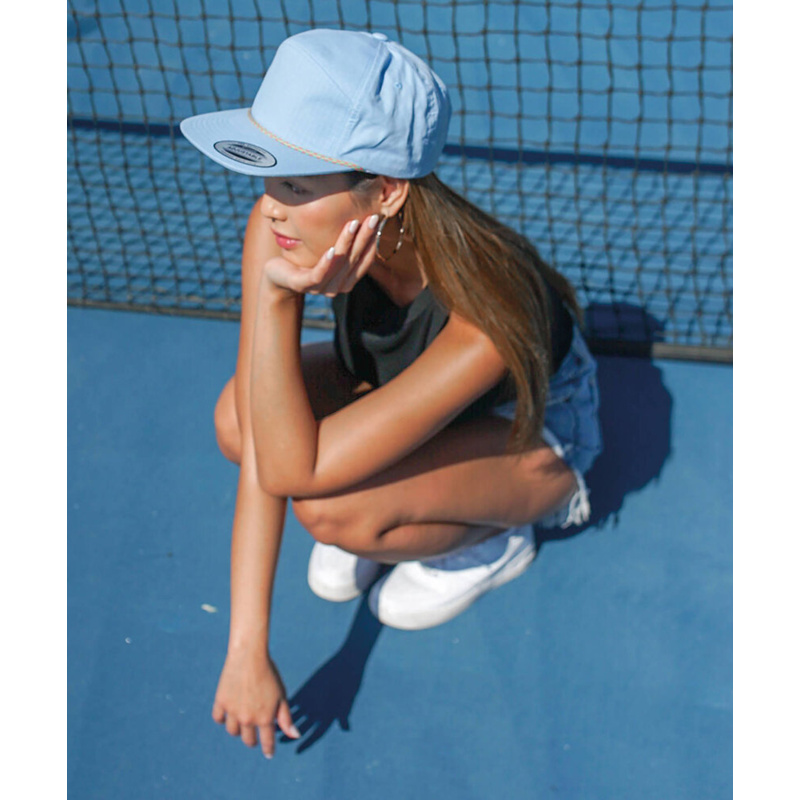 Colour braid jockey cap (7005CB) Thumbnail