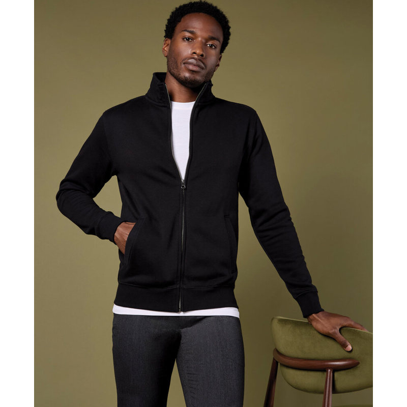 Regular fit zipped sweatshirt Thumbnail