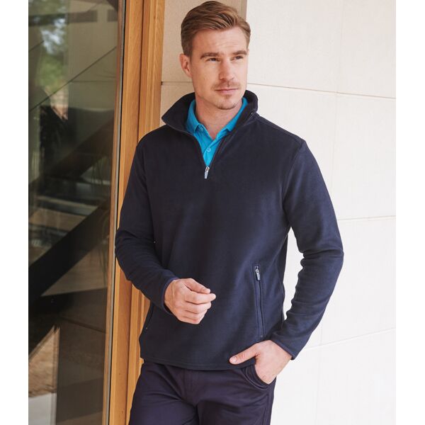 Henbury Zip Neck Micro Fleece Thumbnail